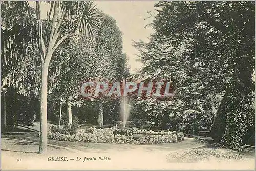 Cartes postales Grasse Le Jardin Public