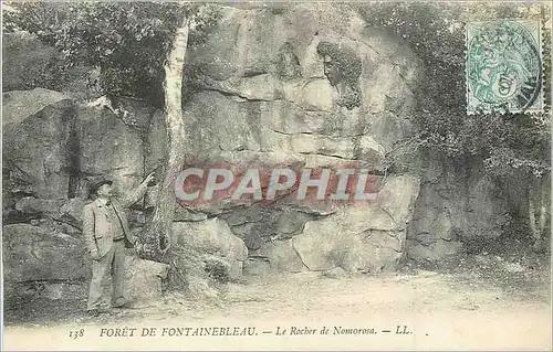 Cartes postales Foret de Fontainebleau Le Rocher de Nomorosa