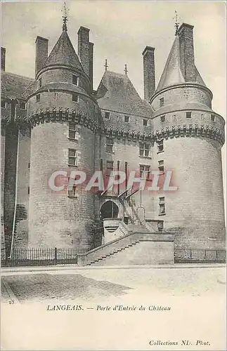 Cartes postales Langeais Porte d'Entree du Chateau