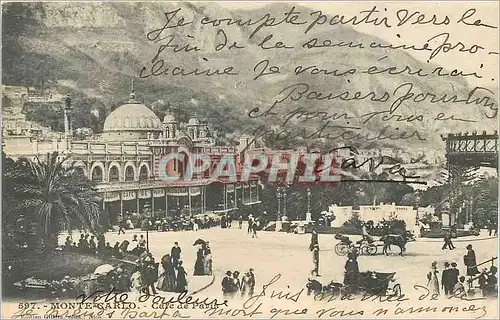 Cartes postales Monte Carlo Cafe de Paris