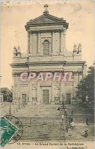 Cartes postales Arras Le Grand Portail de la Cathedrale