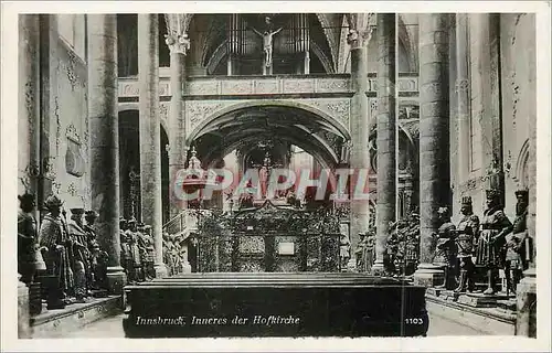 Cartes postales moderne Innsbruck Inneres der Hofkirche