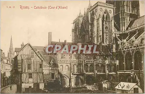 Cartes postales Rouen Cathedrale (Cour d'Albane)