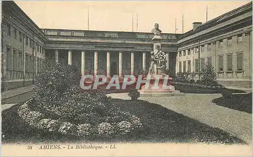 Cartes postales Amiens La Bibliotheque