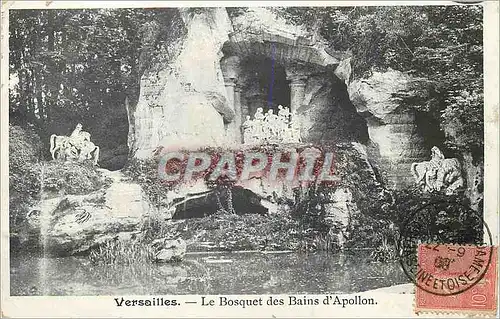 Cartes postales Versailles Le Bosquet des Bains d'Apollon