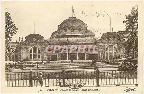 Cartes postales Vichy Facade du Casino (Style Renaissance)