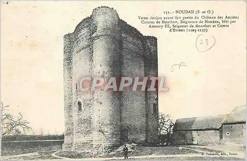 Ansichtskarte AK Houdan (S et O) Vieux Donjon ayant fait partie du Chateau des Anciens Comtes de Montfort