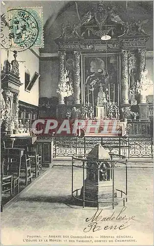 Cartes postales Provins Abbaye des Cordelieres Hopital General