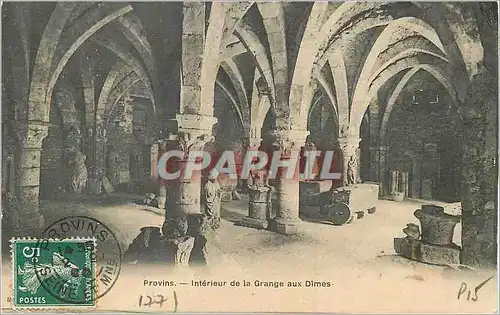 Ansichtskarte AK Provins Interieur de la Grange aux Dimes