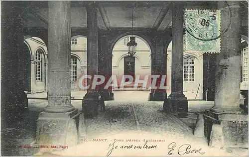 Cartes postales Nancy Cour d'Appel (Interieur)