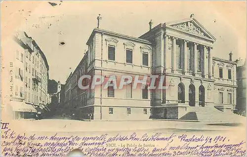 Ansichtskarte AK Nice Le Palais de Justice (carte 1900)