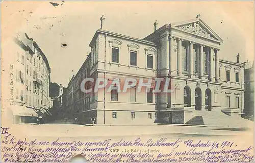 Cartes postales Nice Le Palais de Justice (carte 1900)