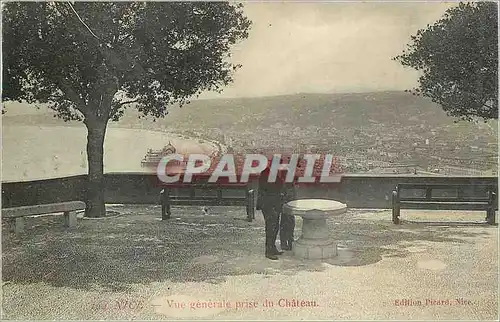 Cartes postales Nice Vue Generale prise du Chateau