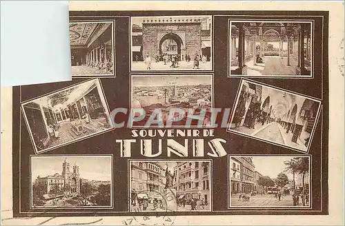 Cartes postales Souvenir de Tunis