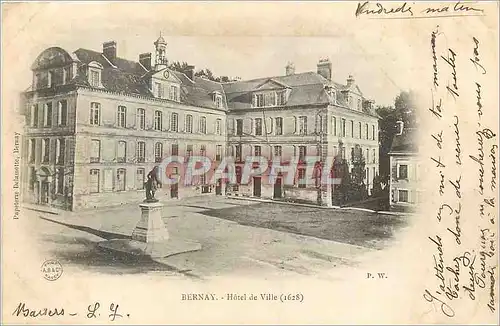 Cartes postales Bernay Hotel de Ville (1628) (carte 1900)
