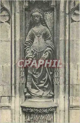 Ansichtskarte AK Albi Cathedrale Sainte Cecile Esther Reine