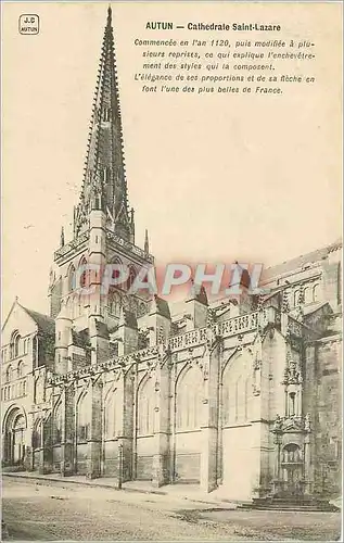 Cartes postales Autun Cathedrale Saint Lazare