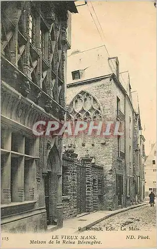 Ansichtskarte AK Le Vieux Mans Maison de la Reine Berengere