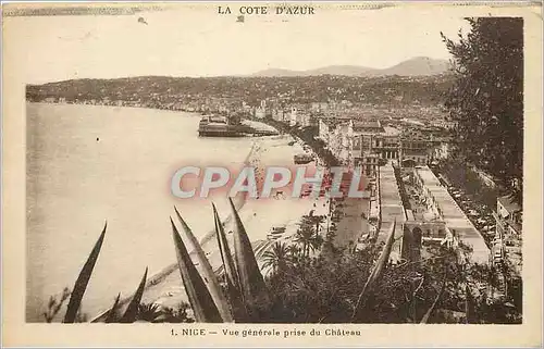 Cartes postales Nice Cote d'Azur Vue Generale prise du Chateau