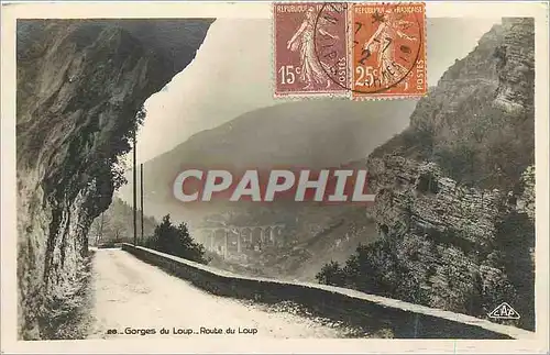 Cartes postales moderne Gorges du Loup Route du Loup