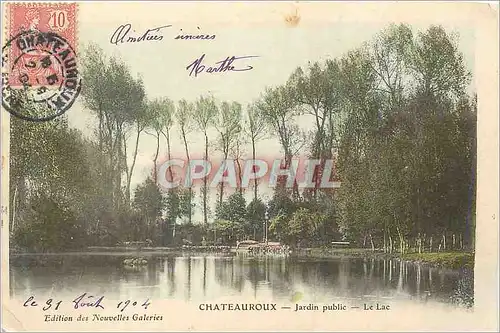 Cartes postales Chateauroux Jardin Public