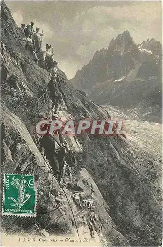 Ansichtskarte AK Chamonix Mauvais Pas Alpinisme