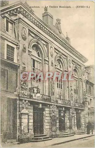 Cartes postales Amiens Le Theatre Municipale (XVIIIe S)