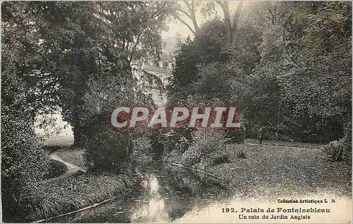 Cartes postales Palais de Fontainebleau Un Coin du Jardin Anglais