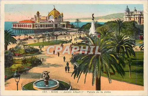 Cartes postales Nice Jardin Albert 1er Palais de la Jetee