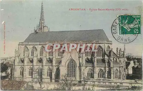 Cartes postales Argentan Eglise Saint Martin (XVIe Siecle)