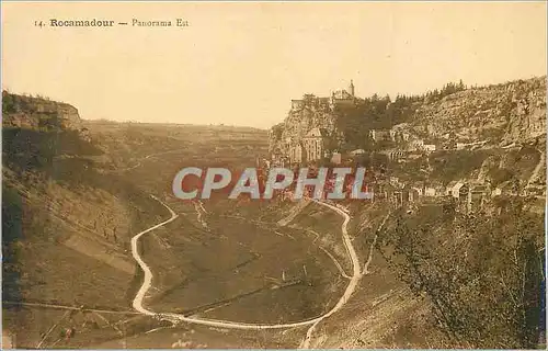 Cartes postales Rocamadour Panorama Est