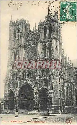 Cartes postales Amiens La Cathedrale