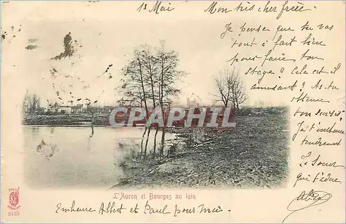 Cartes postales L'Auron et Bourges au Loin (carte 1900)