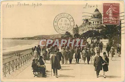 Cartes postales Nice (Alpes Maritimes) Cote d'Azur La Douce France Promenade des Anglais