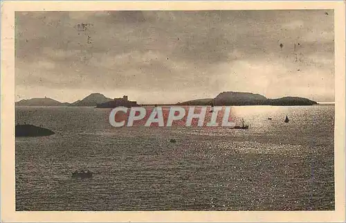 Cartes postales Marseille Coucher de Soleil en Rade