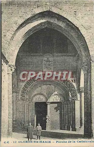 Cartes postales Oloron Ste Marie Porche de la Cathedrale
