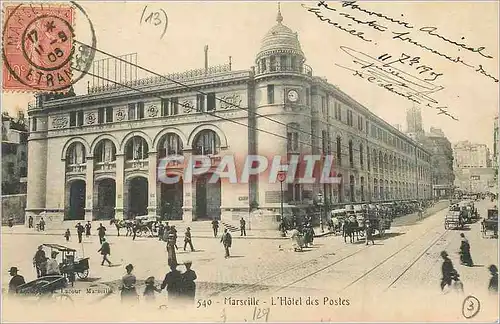 Cartes postales Marseille L'Hotel des Postes