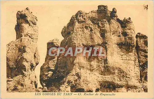 Ansichtskarte AK Les Gorges du Tarn Rocher de Roquesalte