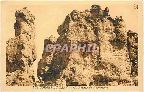 Cartes postales Les Gorges du Tarn Rocher de Roquesalte