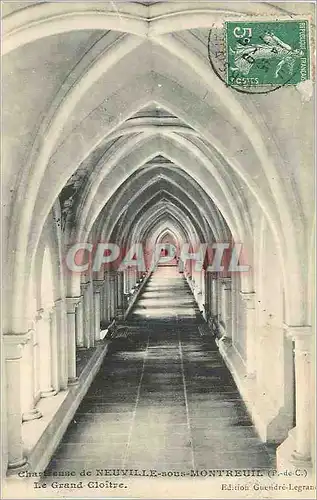 Cartes postales Chartreuse de Neuville sous Montreuil (P de C) Le Grand Cloitre