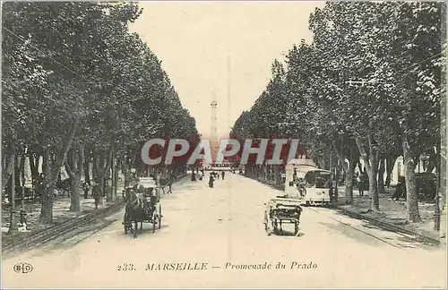 Cartes postales Marseille Promenadde du Prado