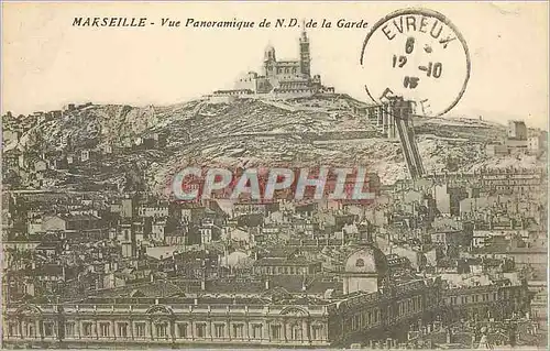 Cartes postales Marseille Vue Panoramique de N D de la Garde
