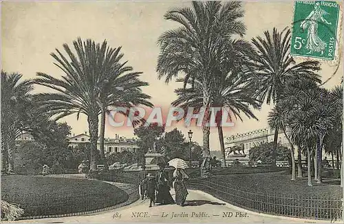 Cartes postales Nice Le Jardin Public