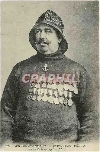RPERO Boulogne sur Mer Le Pilote Pollet Patron du Canot de Sauvetage