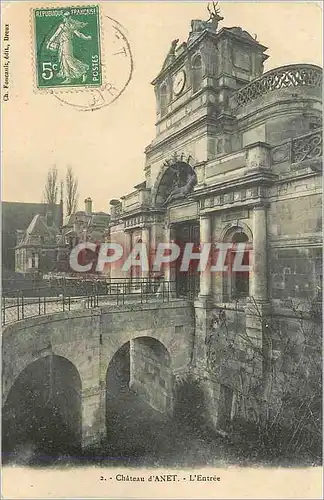 Cartes postales Chateau d'Anet L'Entree