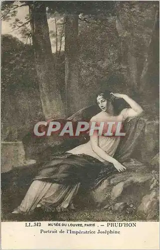 Cartes postales Musee du Louvre Paris Prud'Hon Portrait de l'Imperatrice Josephine