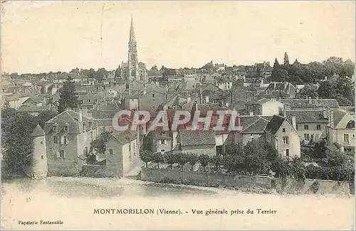 Cartes postales Montmorillon (Vienne) Vue Generale prise du Terrier