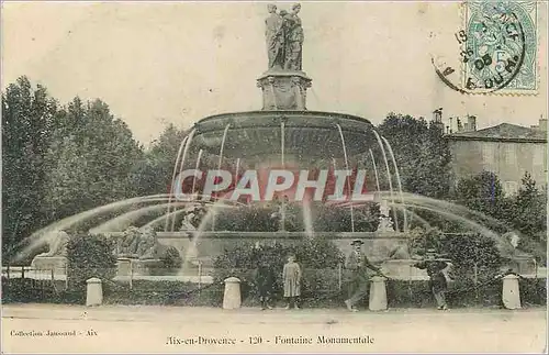 Cartes postales Aix en Provence Fontaine Monumentale