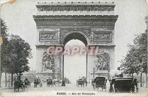 Cartes postales Paris Arc de Triomphe