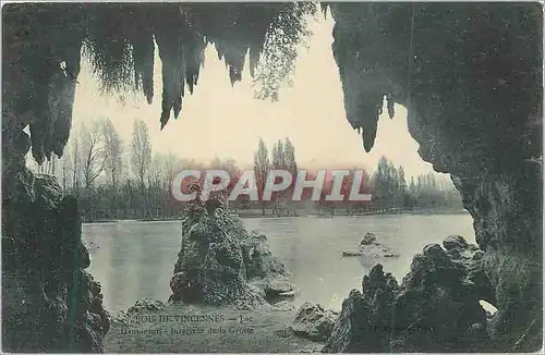 Cartes postales Bois de Vincennes Lac Interieur de la Grotte
